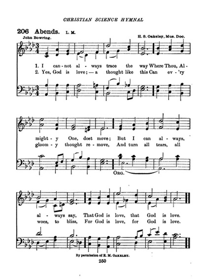 Christian Science Hymnal page 250