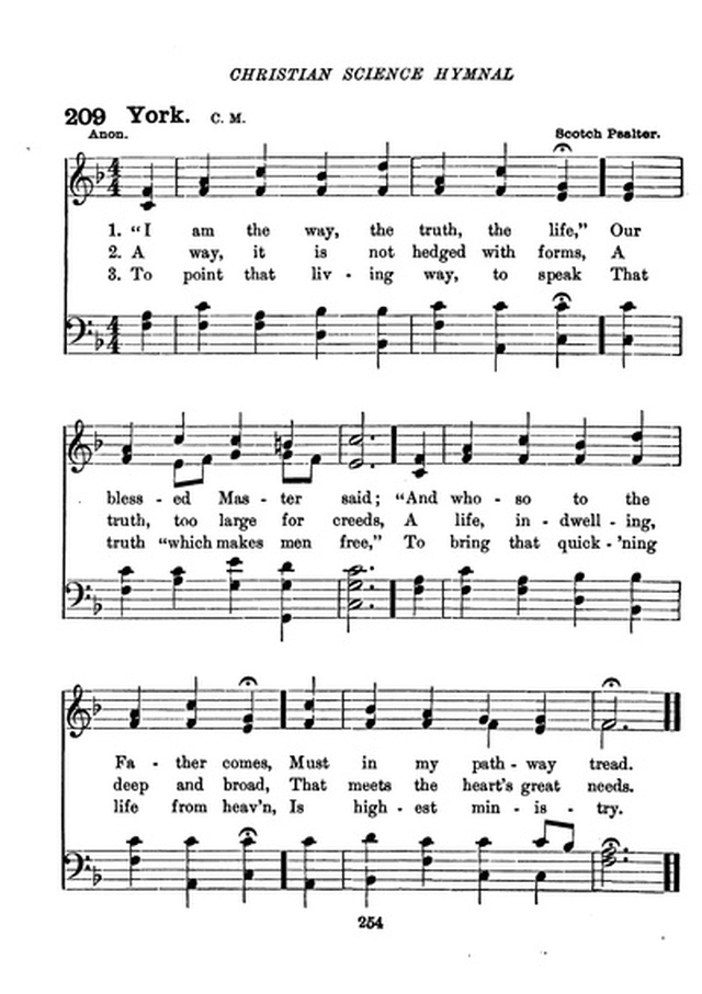 Christian Science Hymnal page 254
