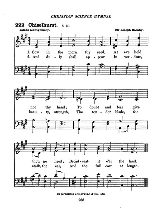 Christian Science Hymnal page 268