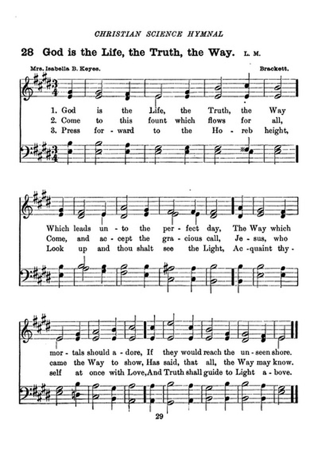 Christian Science Hymnal page 29