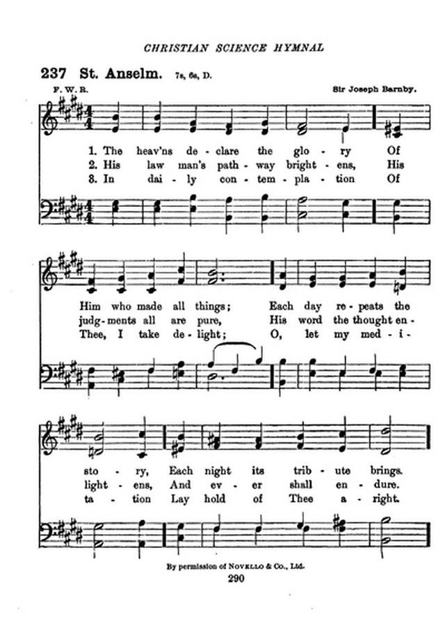 Christian Science Hymnal page 290