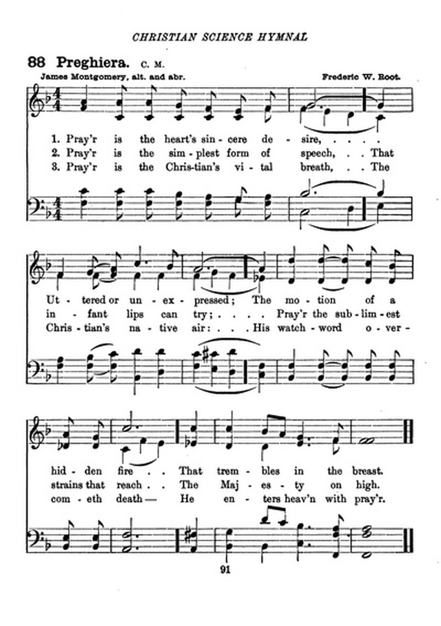 Christian Science Hymnal page 91