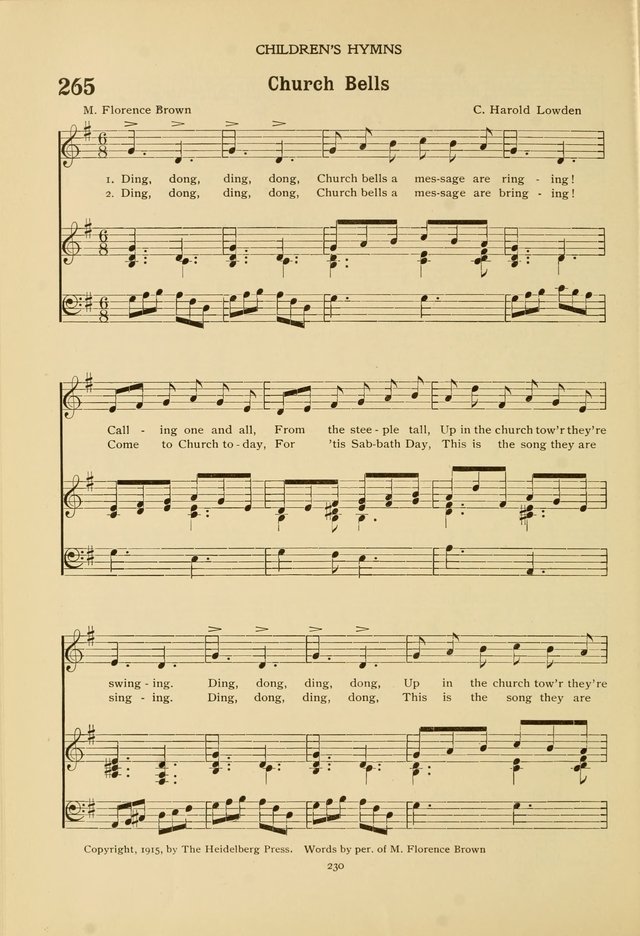 The Church School Hymnal page 230