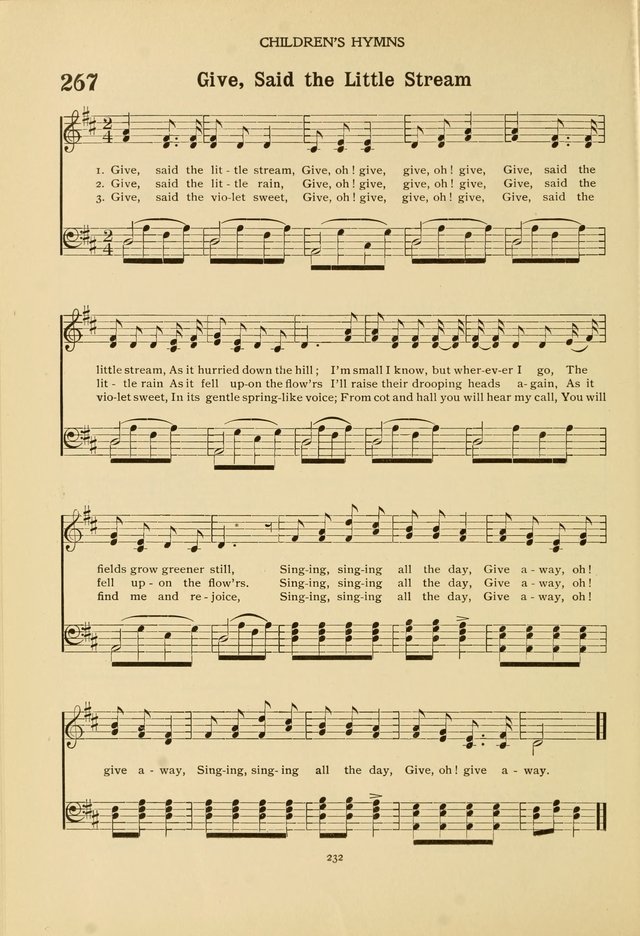 The Church School Hymnal page 232