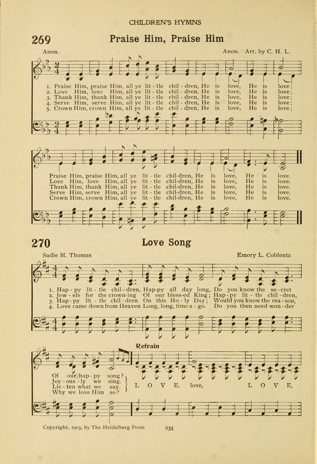 The Church School Hymnal page 234