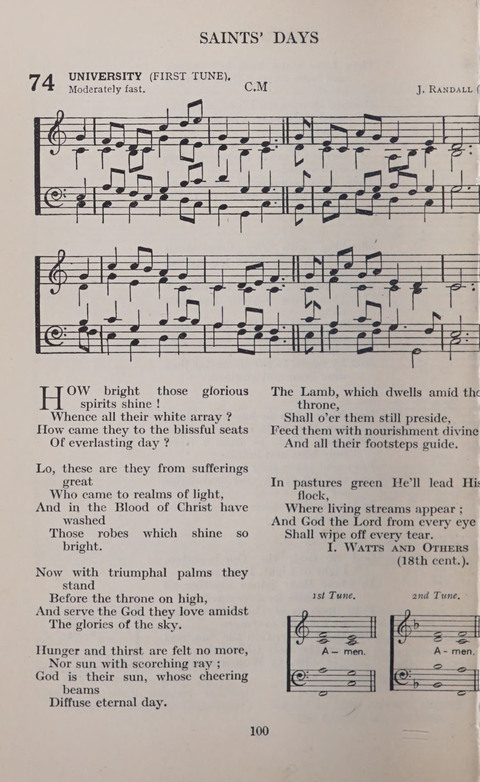 The Church and School Hymnal page 100