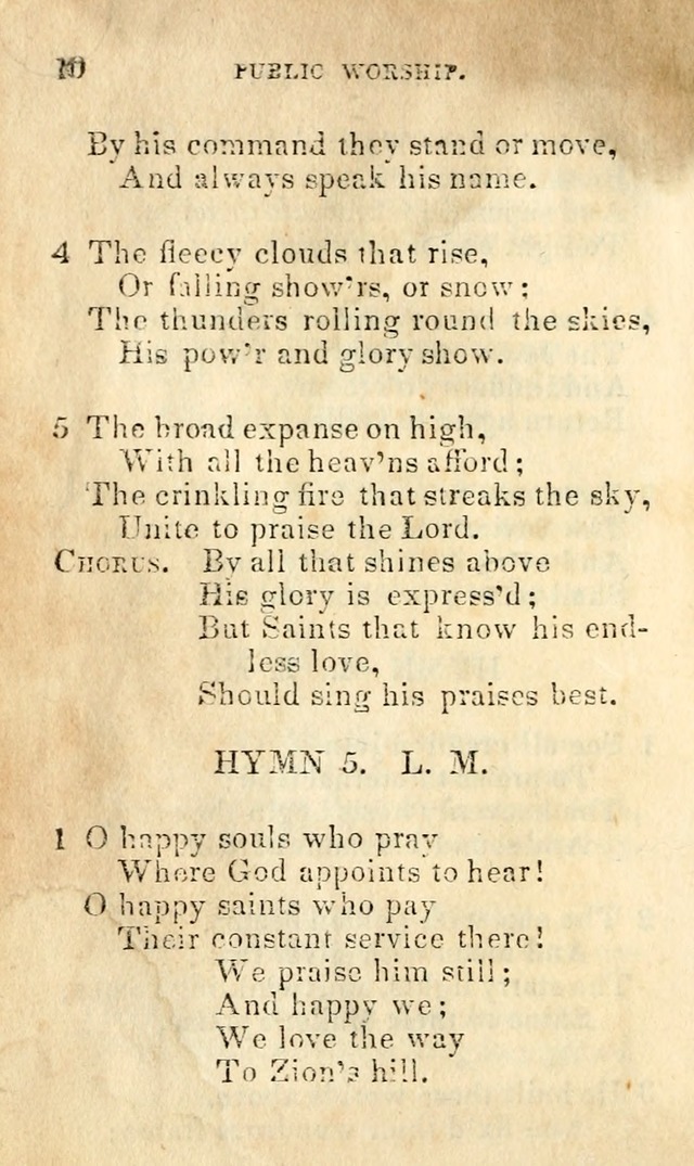 A Collection of Sacred Hymns, for the Church of Jesus Christ of Latter Day Saints page 10