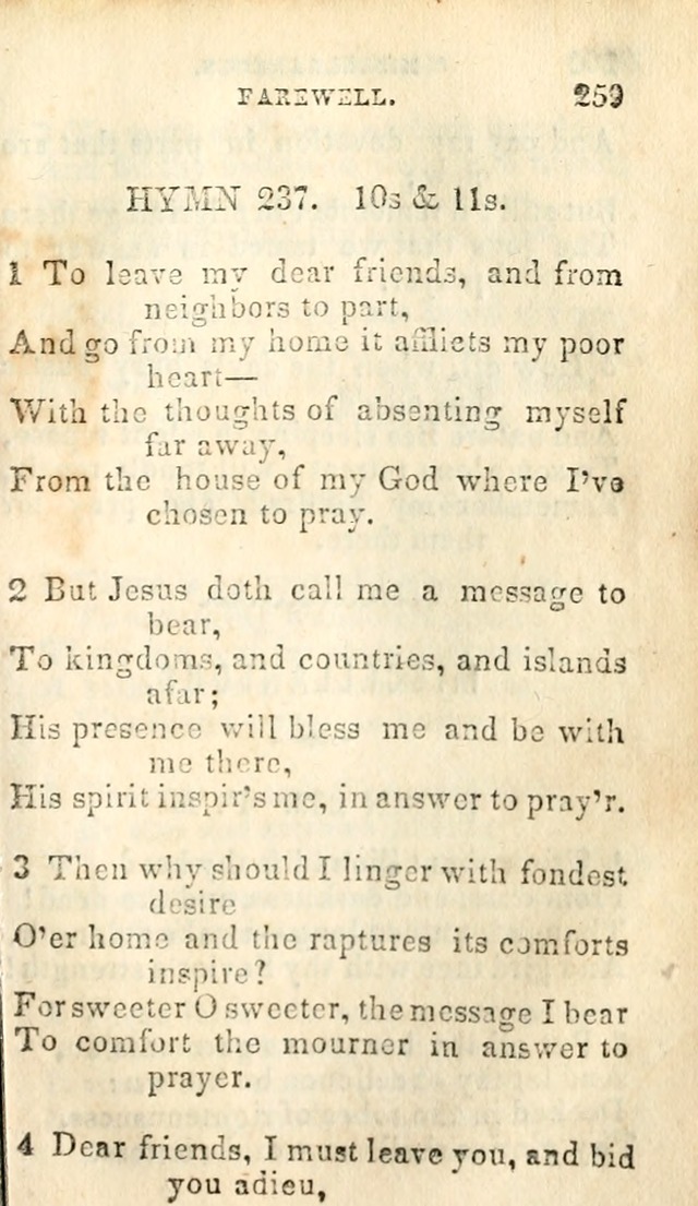 A Collection of Sacred Hymns, for the Church of Jesus Christ of Latter Day Saints page 261