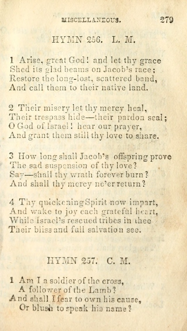 A Collection of Sacred Hymns, for the Church of Jesus Christ of Latter Day Saints page 281