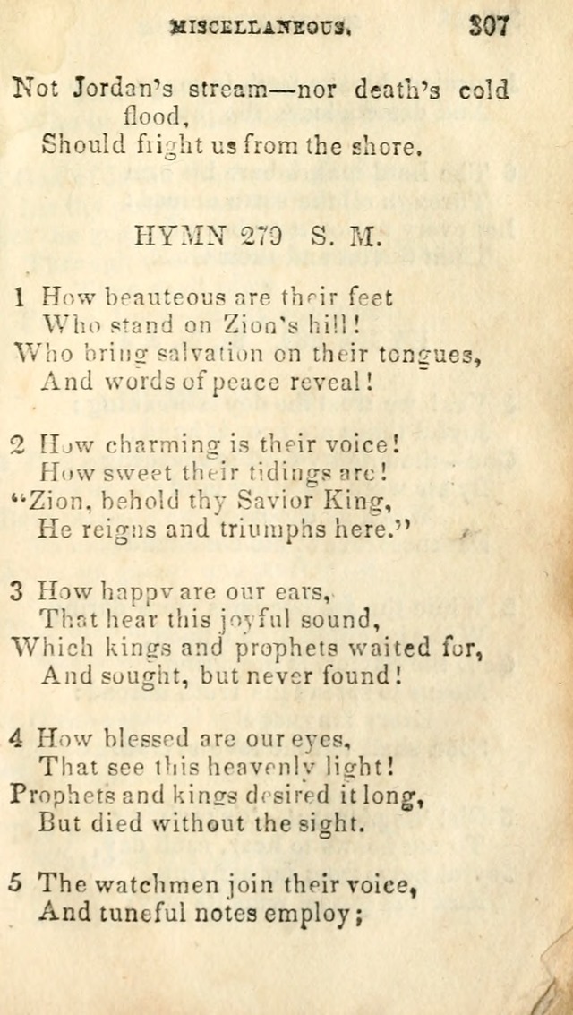 A Collection of Sacred Hymns, for the Church of Jesus Christ of Latter Day Saints page 309