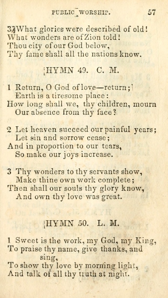 A Collection of Sacred Hymns, for the Church of Jesus Christ of Latter Day Saints page 59