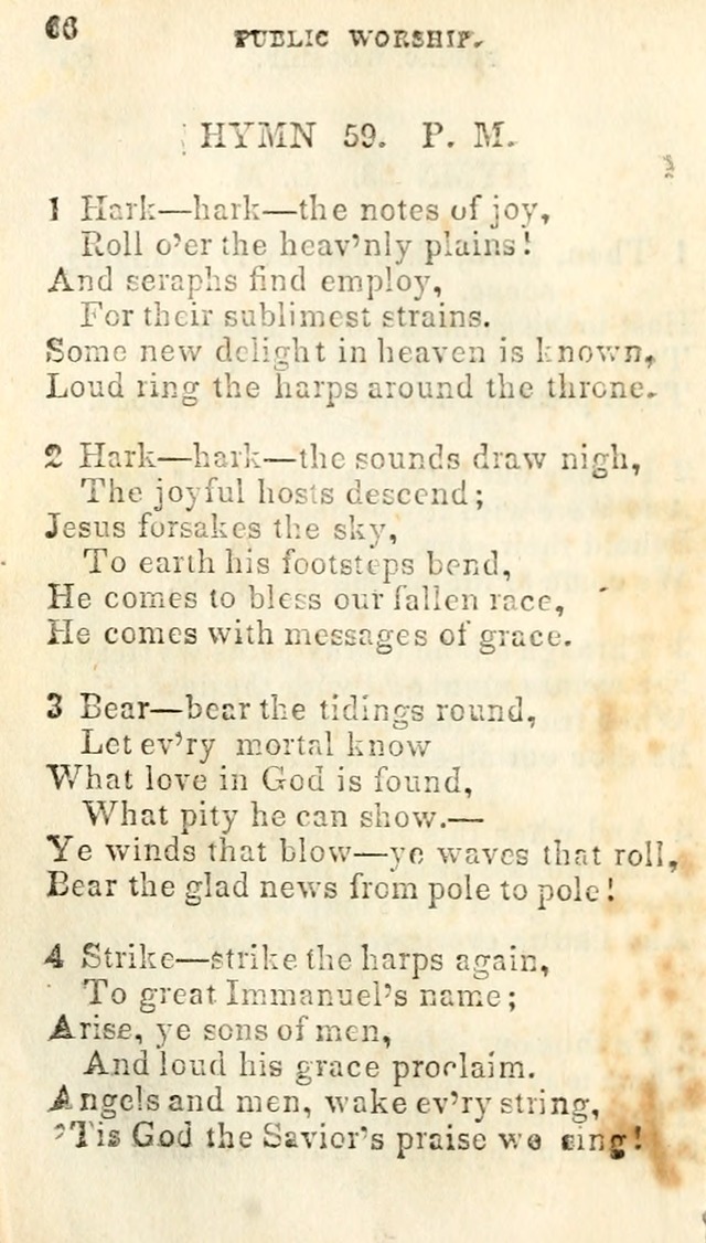 A Collection of Sacred Hymns, for the Church of Jesus Christ of Latter Day Saints page 68