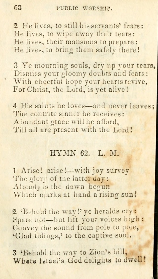 A Collection of Sacred Hymns, for the Church of Jesus Christ of Latter Day Saints page 70