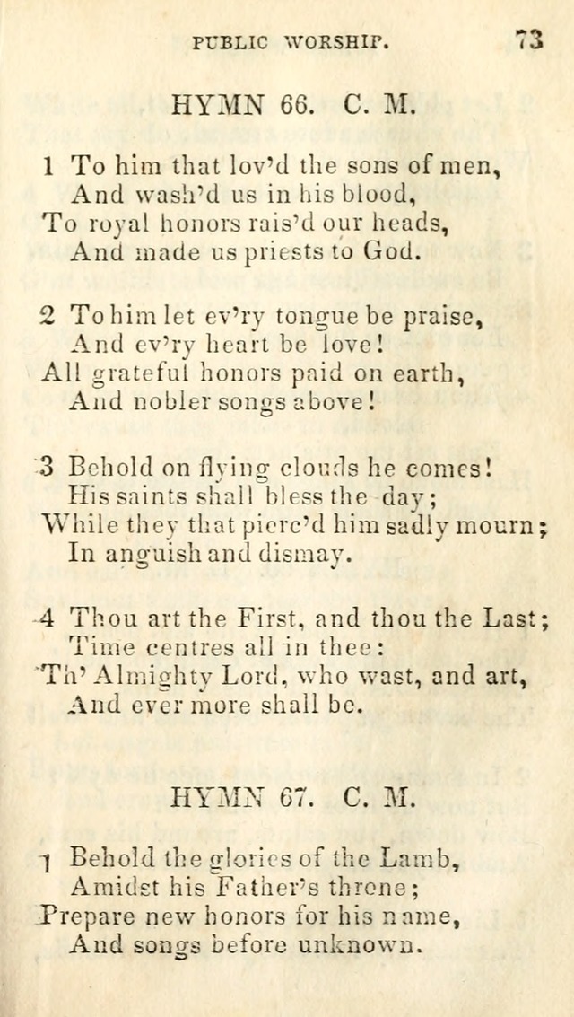 A Collection of Sacred Hymns, for the Church of Jesus Christ of Latter Day Saints page 75