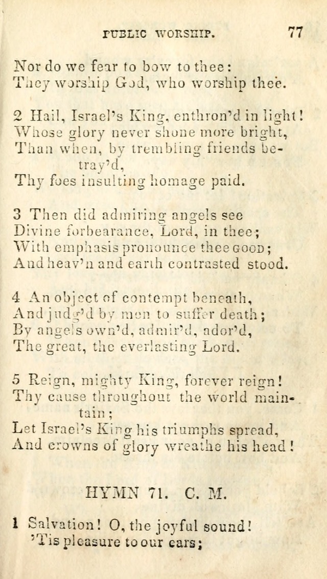 A Collection of Sacred Hymns, for the Church of Jesus Christ of Latter Day Saints page 79