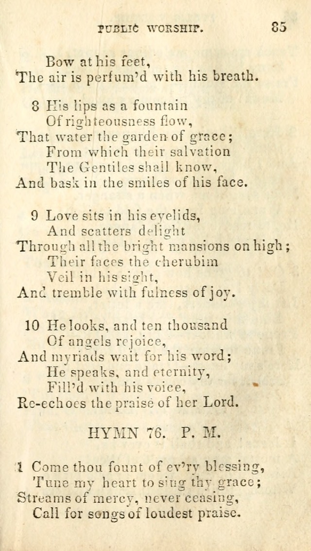 A Collection of Sacred Hymns, for the Church of Jesus Christ of Latter Day Saints page 87