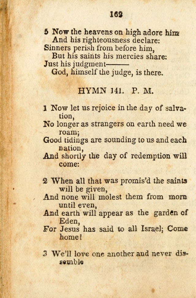 A Collection of Sacred Hymns for the Church of Jesus Christ of Latter-Day  Saints page 163