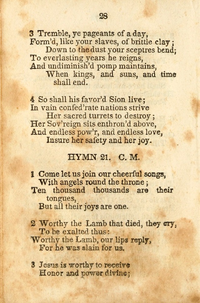 A Collection of Sacred Hymns for the Church of Jesus Christ of Latter-Day  Saints page 29