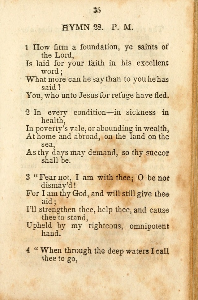 A Collection of Sacred Hymns for the Church of Jesus Christ of Latter-Day  Saints page 36