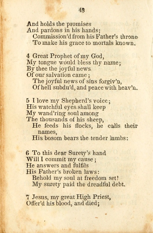 A Collection of Sacred Hymns for the Church of Jesus Christ of Latter-Day  Saints page 49