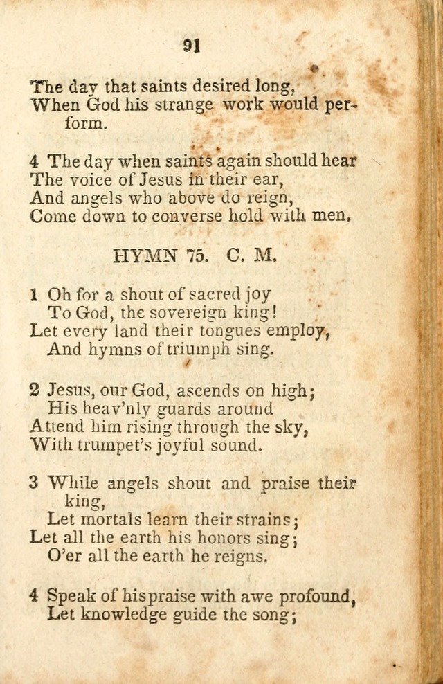 A Collection of Sacred Hymns for the Church of Jesus Christ of Latter-Day  Saints page 92