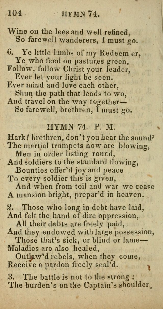 A Choice Selection of Hymns and Spiritual Songs, Designed to Aid in the Devotions of Prayer, Conference, and Camp-Meetings page 115