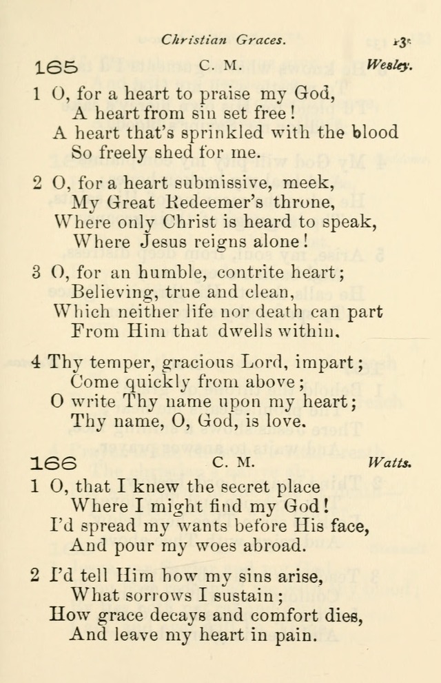 A Choice Selection of Hymns and Spiritual Songs for the use of the Baptist Church and all lovers of song page 134