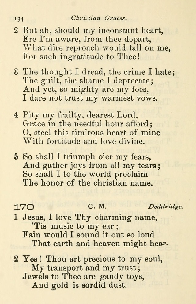 A Choice Selection of Hymns and Spiritual Songs for the use of the Baptist Church and all lovers of song page 137