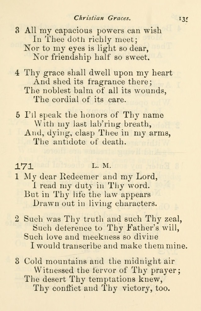 A Choice Selection of Hymns and Spiritual Songs for the use of the Baptist Church and all lovers of song page 138
