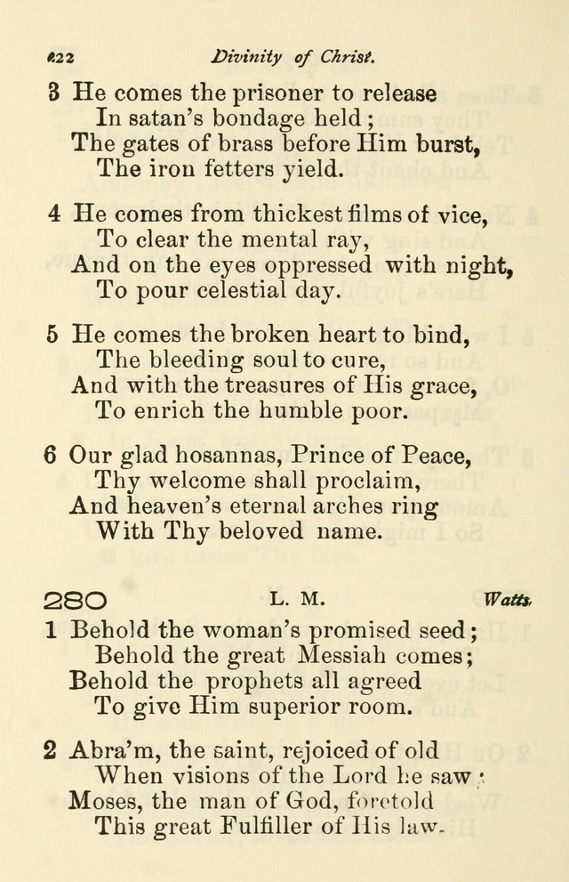 A Choice Selection of Hymns and Spiritual Songs for the use of the Baptist Church and all lovers of song page 225