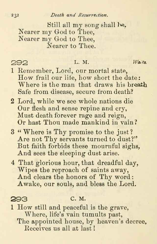A Choice Selection of Hymns and Spiritual Songs for the use of the Baptist Church and all lovers of song page 235