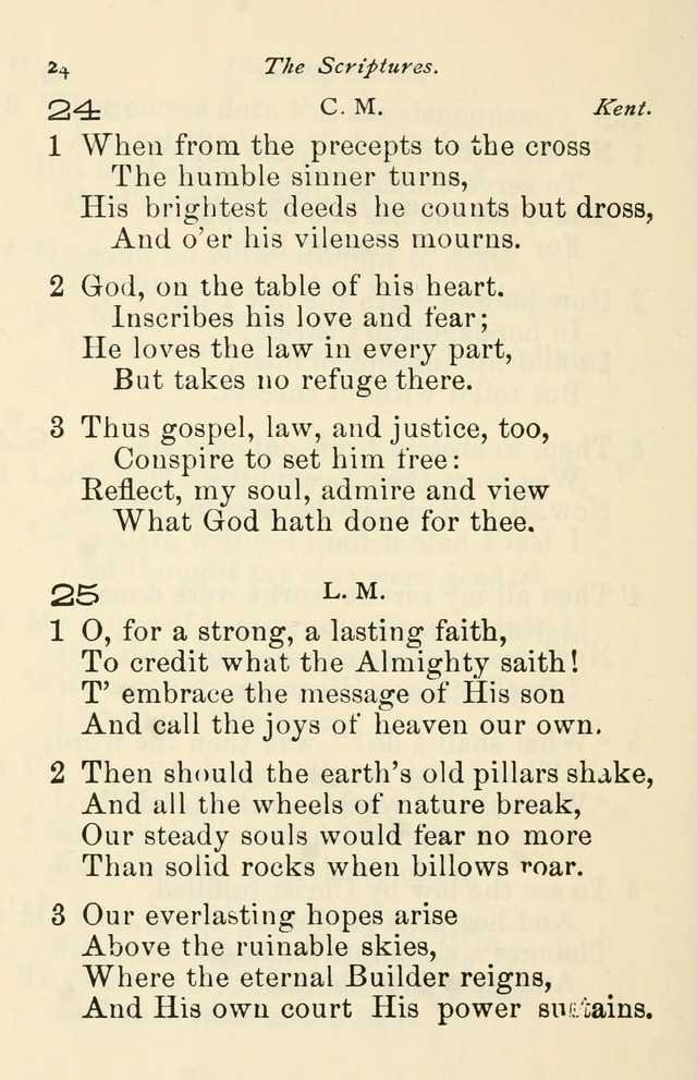 A Choice Selection of Hymns and Spiritual Songs for the use of the Baptist Church and all lovers of song page 27