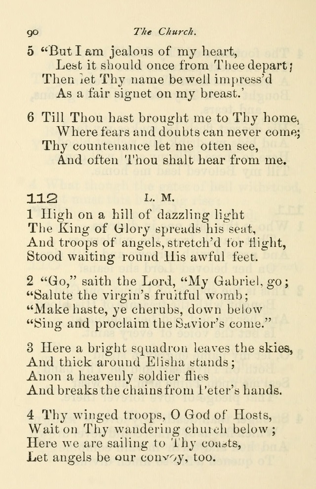 A Choice Selection of Hymns and Spiritual Songs for the use of the Baptist Church and all lovers of song page 93