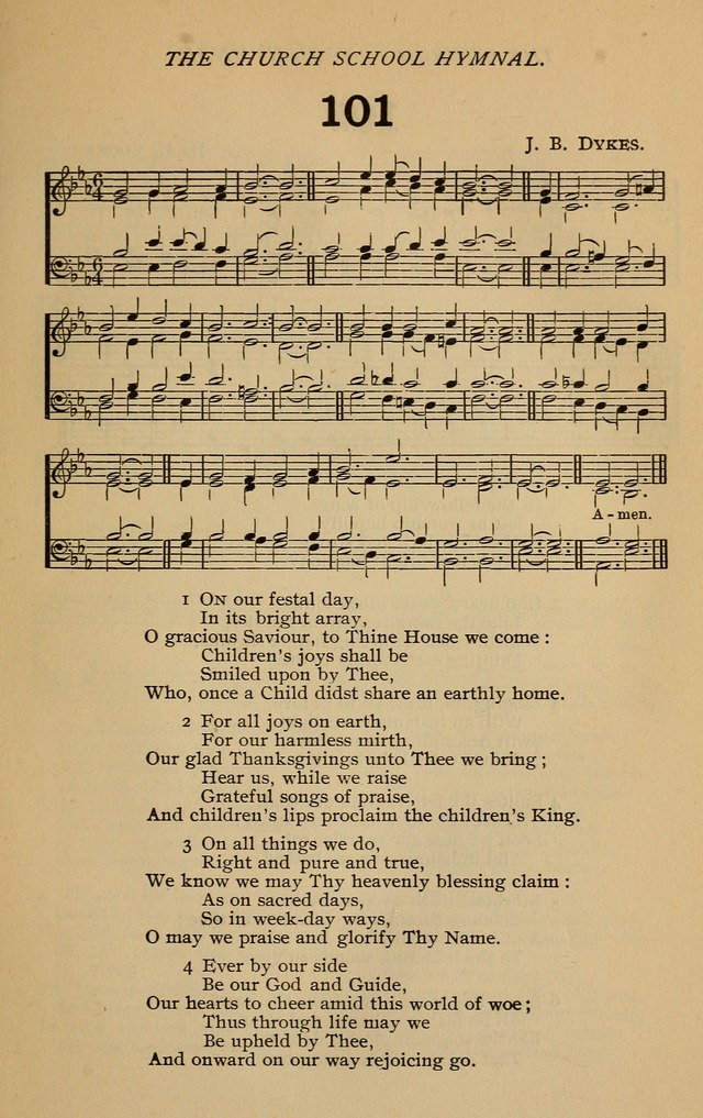 The Church School Hymnal with Tunes page 122