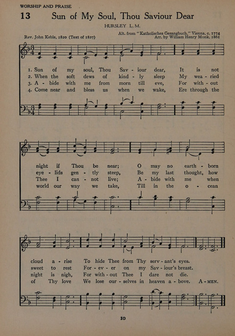 The Church School Hymnal for Youth page 10