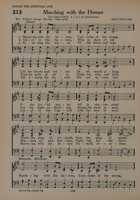 The Church School Hymnal for Youth page 182