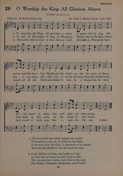 The Church School Hymnal for Youth page 25
