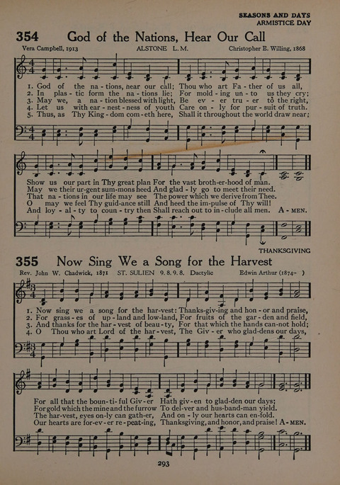 The Church School Hymnal for Youth page 293