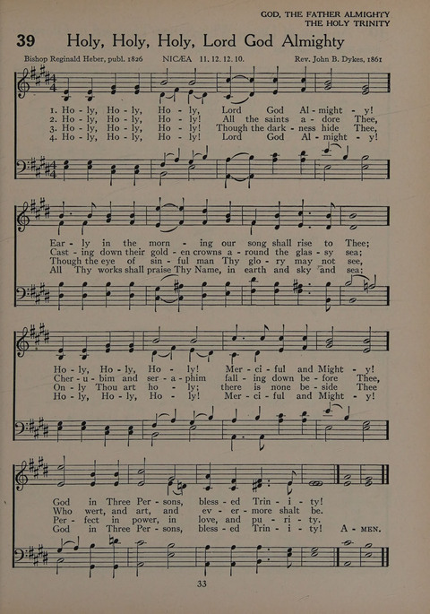 The Church School Hymnal for Youth page 33