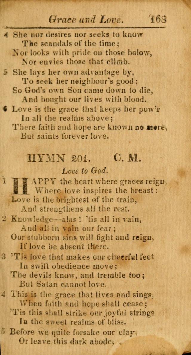 A Choice Selection of Psalms, Hymns and Spiritual Songs for the use of  Christians page 164