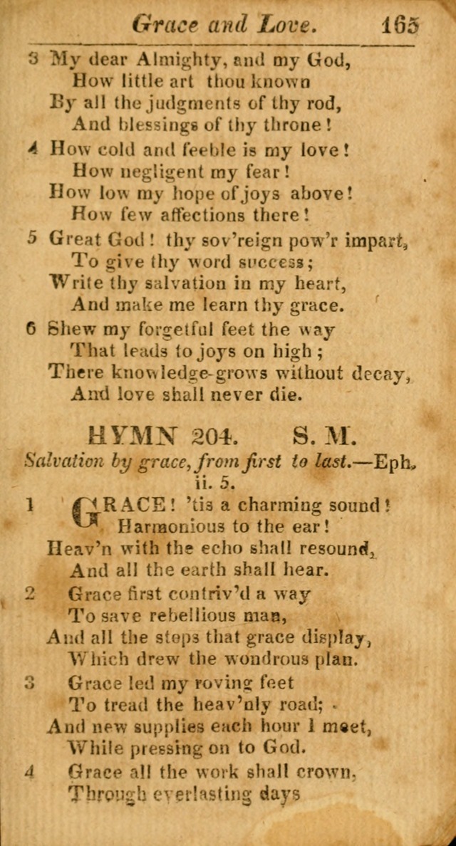 A Choice Selection of Psalms, Hymns and Spiritual Songs for the use of  Christians page 166
