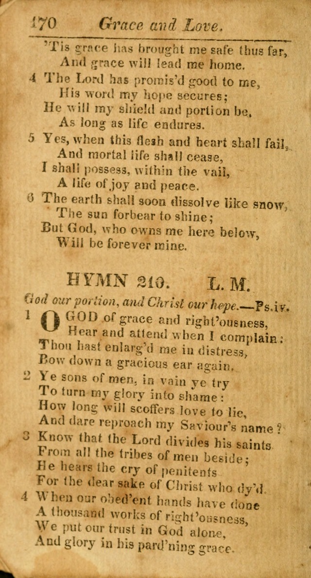 A Choice Selection of Psalms, Hymns and Spiritual Songs for the use of  Christians page 171