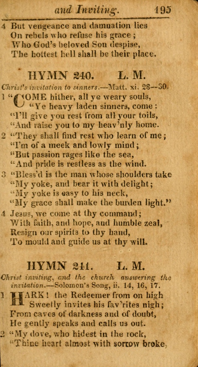 A Choice Selection of Psalms, Hymns and Spiritual Songs for the use of  Christians page 192