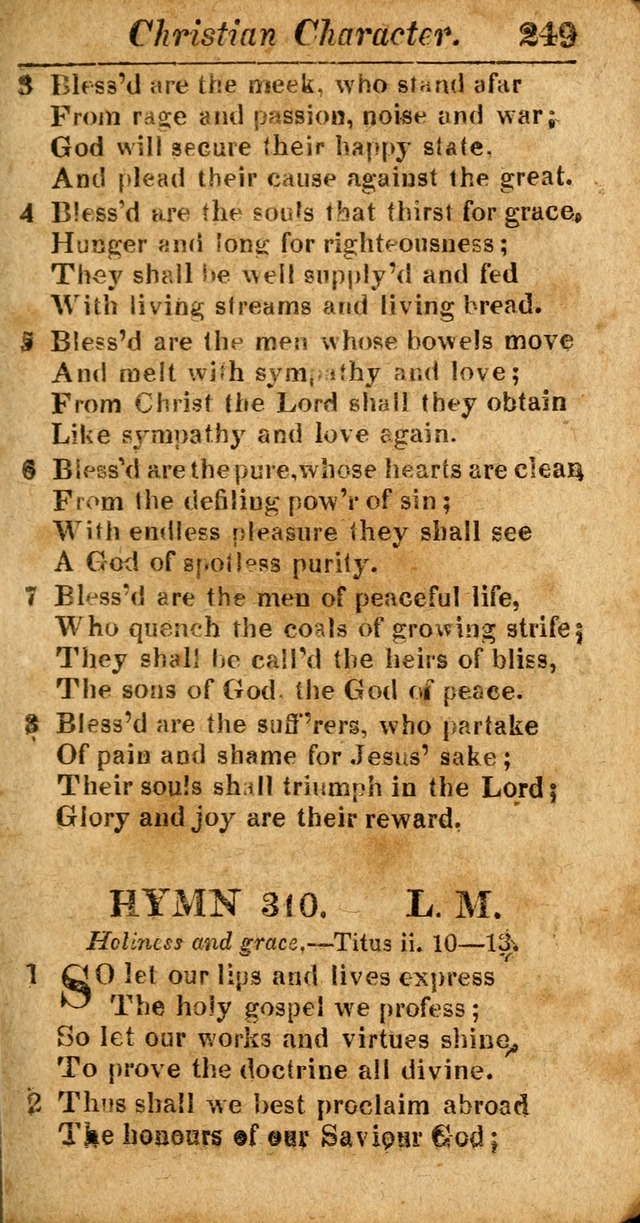 A Choice Selection of Psalms, Hymns and Spiritual Songs for the use of  Christians page 242