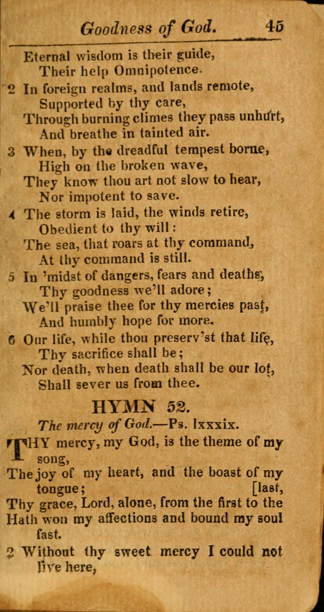 A Choice Selection of Psalms, Hymns and Spiritual Songs for the use of  Christians page 46