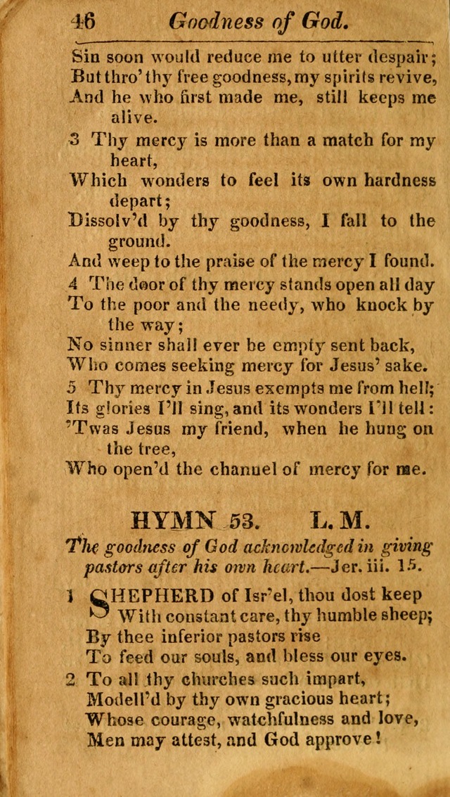 A Choice Selection of Psalms, Hymns and Spiritual Songs for the use of  Christians page 47