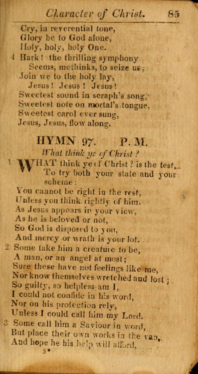 A Choice Selection of Psalms, Hymns and Spiritual Songs for the use of  Christians page 86