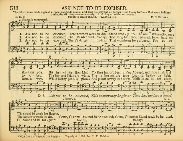 Christ in Song: for all religious services nearly one thousand best gospel hymns, new and old with responsive scripture readings (Rev. and Enl.) page 305
