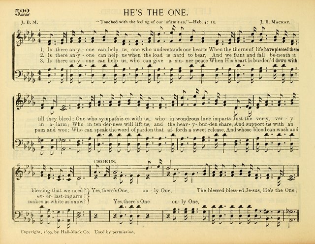 Christ in Song: for all religious services nearly one thousand best gospel hymns, new and old with responsive scripture readings (Rev. and Enl.) page 314