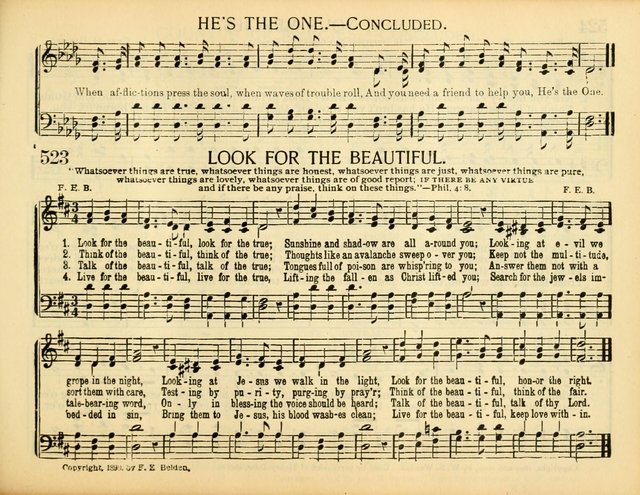 Christ in Song: for all religious services nearly one thousand best gospel hymns, new and old with responsive scripture readings (Rev. and Enl.) page 315